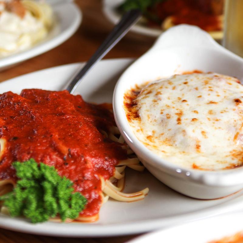 Villa Nova Ristorante signature dishes LasagnaHand-Tossed PizzaVeal Parmesan